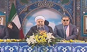 نخستین سخنرانی رئیس‌جمهور در اولین سفر استانی + فیلم