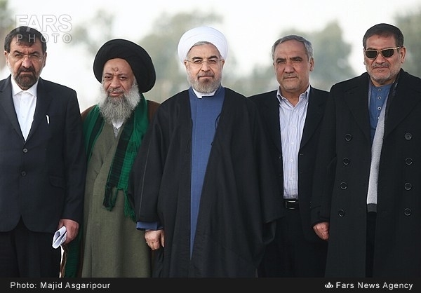 رقیب روحانی هم به اهواز آمد/عکس
