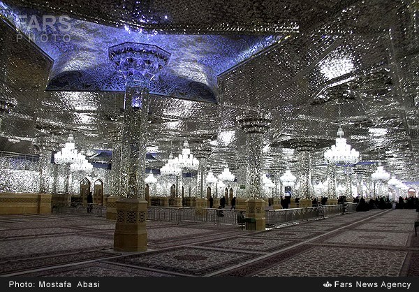 عکس/رواق دارالمرحمه در حرم رضوی