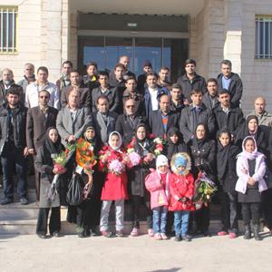 استقبال از ملی پوشان زنجانی، فخر آفرین در مسابقات بین المللی کاراته