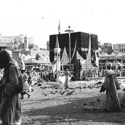 عکسی قدیمی و زیبا از کعبه