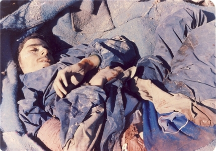 عکس مداح معروف از لحظه شهادت