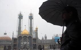 بارش برف در قم تا سه شنبه ادامه دارد