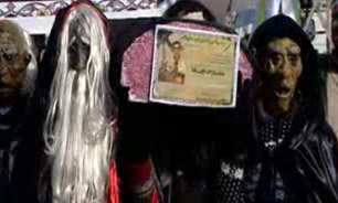 مراسم نمادین تشییع جنازه "باراک اوباما" برگزار شد + فیلم