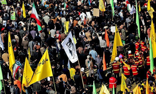 "ان پی آر" آمریکا :  حضور تمامی اقشار مردم ایران در سالگرد انقلاب این کشور
