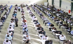 حضور در کنکور ارشد با لباس عروس!