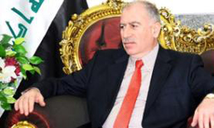رئیس مجلس عراق وارد تهران شد