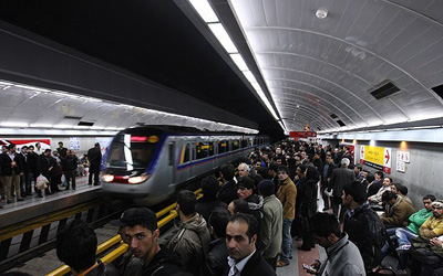 حادثه در متروی تهران