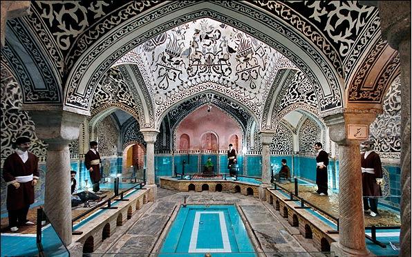آغاز مرمت حمام دوقلوی خواجه نصیر شهرستان مراغه
