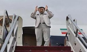 محمود احمدی نژاد وارد ارومیه شد