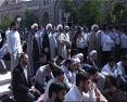 تجمع روحانیون و طلاب حوزه های علمیه زنجان در اعتراض به هتک حرمت و تخریب حرم "حجر بن عدی"