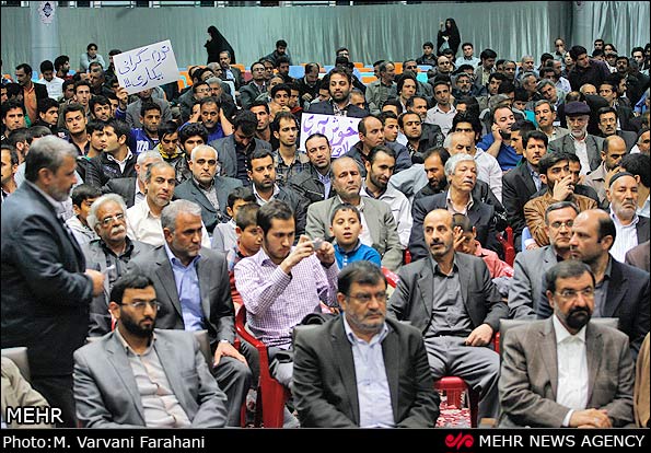 عکس/روح الامینی در کنار یک کاندیدا