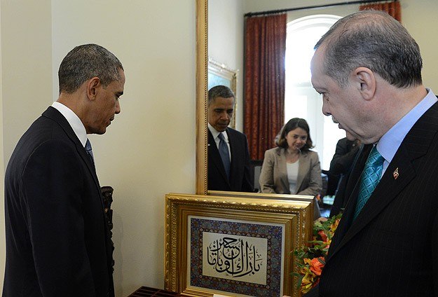 عکس/هدیه اردوغان به اوباما