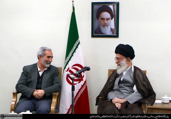 عکس/ امیرحسین فردی در كنار رهبری
