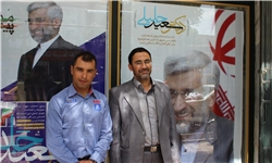 مهدی سهرابی دوچرخه‌سوار المپیکی حمایت خود را از جلیلی اعلام کرد