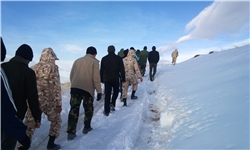 تیم کوهنوردی جان‌نثاران رهبری قله توچال را فتح کردند