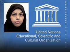 یک دختر ایرانی، برنده جایزه دانشمند جوان یونسکو شد / عکس