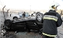 واژگونی خودروی وانت مزدا یک کشته بر جای گذاشت