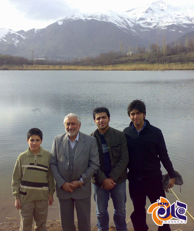 یک کاندیدا با بچه هایش / عکس