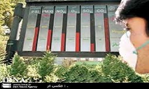 گرد و غبار شدید آسمان شهرستان‌های غربی کرمانشاه راتیره کرده است