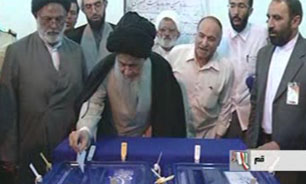 آيت‌الله علوی گرگانی آراي خود را به صندوق انداخت + فیلم