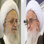 دیدار آیت الله مکارم شیرازی با صافی گلپایگانی