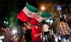 جشن صعود تیم ملی در استان چهارمحال و بختیاری