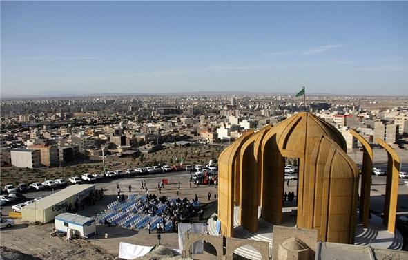 بهره برداری از یادمان شهدای گمنام کوه خضر نبی
