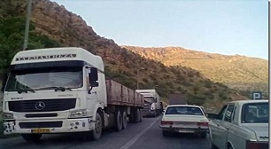 پیشرفت تعریض گردنه پاتاق