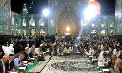 برنامه‌‌های حرم‌رضوی(ع) در نیمه شعبان