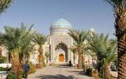 غبارروبی ضریح مطهر حضرت حسین بن موسی الکاظم (ع) در طبس