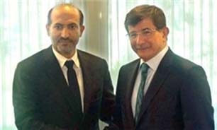دیدار رئیس جدید مخالفان سوری با داوود اوغلو