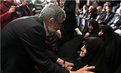 عکس/ مادر غلامعلی حدادعادل