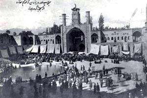 شليک توپ هنگام سحر و انتظار براي تلگراف اعلام عيد فطر از کربلا