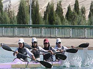 حضور دختران قایقران هرمزگانی در اردوی تیم ملی