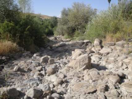 رودخانه گیوی چای در شهرستان کوثر خشکید