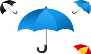 از چتر رنگي استفاده كنيد