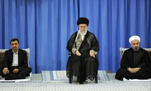 بیانات رهبر معظم انقلاب در مراسم تنفیذ حکم ریاست جمهوری یازدهم + صوت