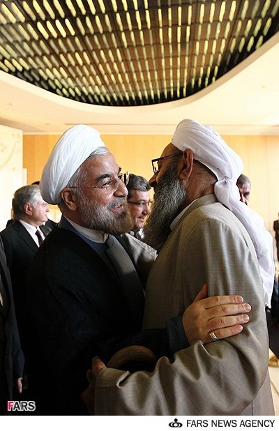 عکس/ دیدار مولوی عبدالحمید با روحانی