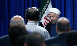 چرا دکتر روحانی با فاصله اندک از تحلیف نشست خبری گذاشت؟