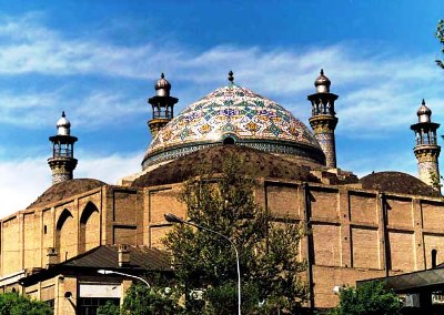 مسجد و مدرسه سپهسالار قديم در محدوده تهران قديم
