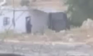 لحظه شهادت زن فلسطینی + فیلم
