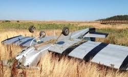 اعزام تیم بررسی سانحه به محل سقوط هواپیمای دونفره در چالوس