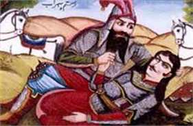 اجرای شاهنامه خوانی و نقالی ویژه کودکان در خانه فرهنگ آیه