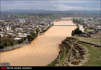 شریان حیاتی جنوب لرستان از تپش افتاد/ آب از سر "کشکان" گذشت!