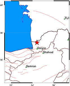 زمين لرزه استان گلستان را لرزاند+ جزئيات