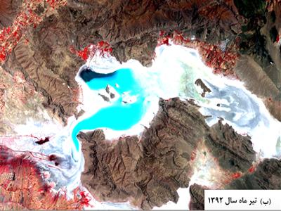 117 هزار هکتار از پهنه­ های آبی بختگان به نمكزار تبديل شده