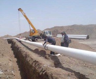 پیشرفت 35 درصدی خط انتقال گاز به دهلران
