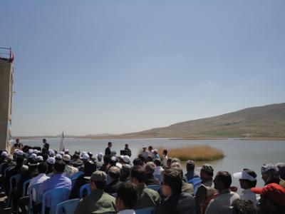 تالاب کانی برازان مهاباد،آماده پذيرايي ازهزاران گردشگرداخلي وخارجي