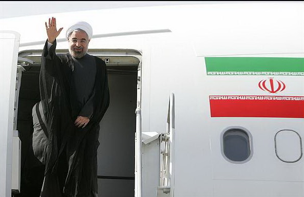 رييس جمهوري اسلامي ايران وارد نيويورك شد